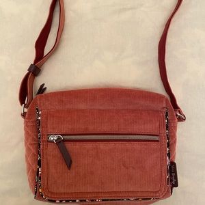 Gorgeous corduroy Vera Bradley crossbody bag.
